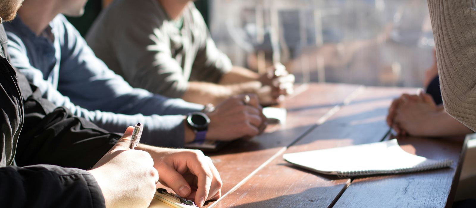 Reunião de trabalho entre parceiros